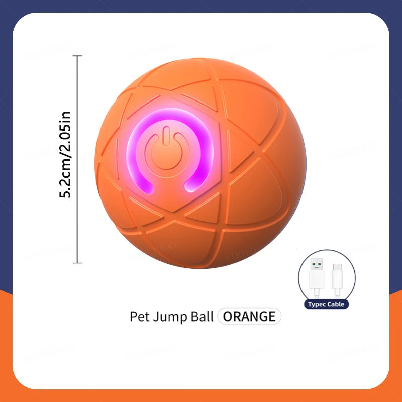 SEO Title: Interactive Smart Pet Ball Toy – USB Rechargeable Moving Ball for Dogs & Cats