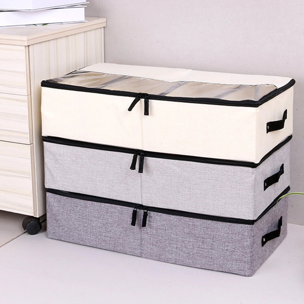Transparent Shoe Storage Box – Space-Saving Dustproof Organizer