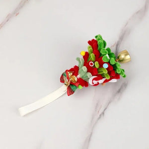 Handmade Christmas Tree Ornament with Ribbon