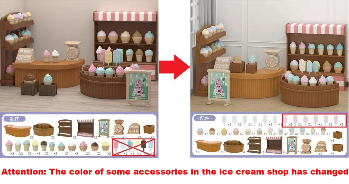 Mini Supermarket Dollhouse Toys for Kids | Educational Shopping Play Set