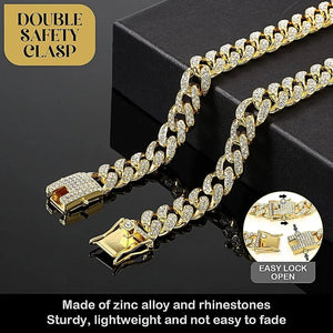 SEO Title: Luxury Gold Metal Chain Collar for Dogs & Cats | Pet Necklace