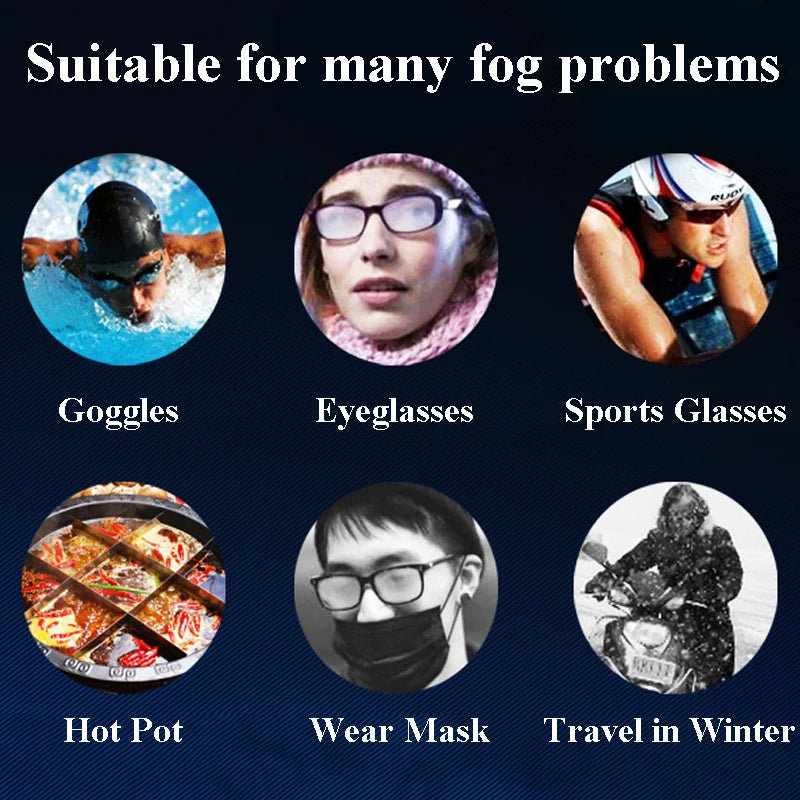 Car Anti-Fog Spray for Windshield, Mirrors & Glass