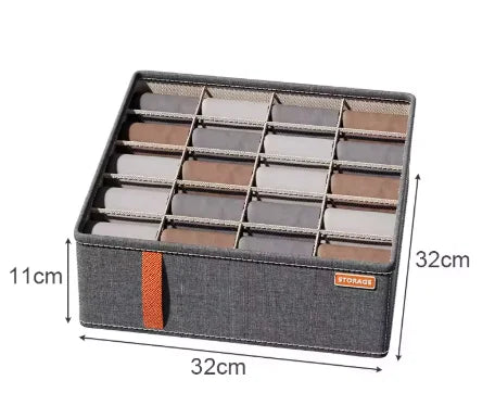Foldable Fabric Drawer Organizer – Socks & Underwear Storage