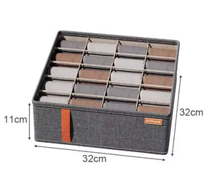 Foldable Fabric Drawer Organizer – Socks & Underwear Storage