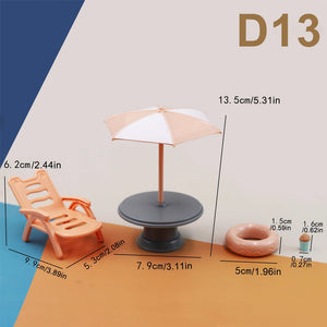 1:12 Miniature Dollhouse Furniture Set – Kitchen & Dining Accessories for Kids