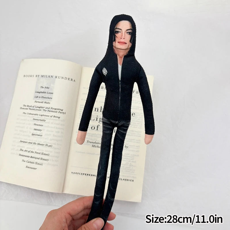 Michael Jackson Bendable Plush Figure – Soft Stuffed Cosplay Toy, Flexible Collectible Gift