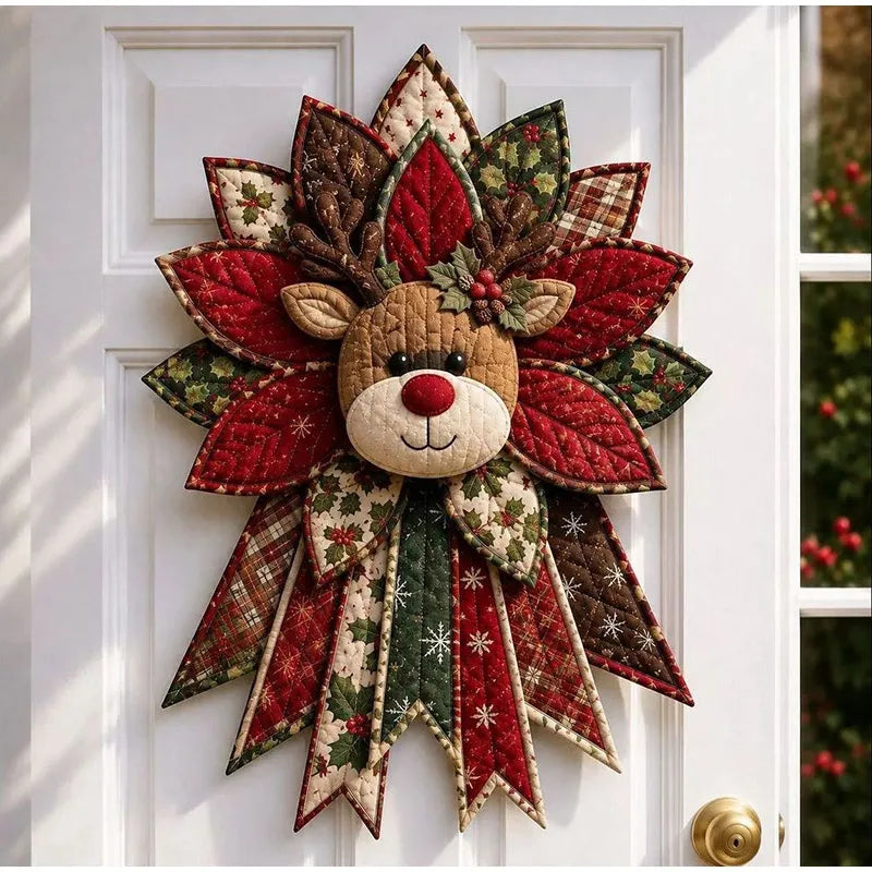 DIY Christmas Wreath Sewing Kit – Gingerbread Holiday Decor
