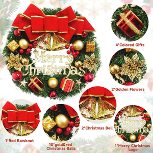Handmade Christmas Wreath for Door & Window Decor