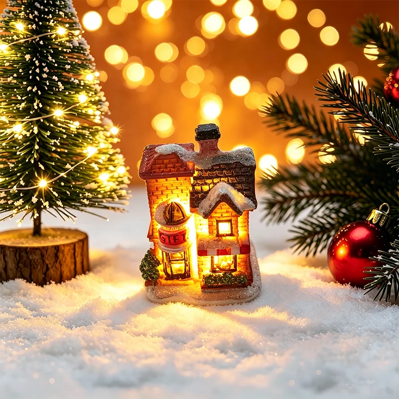Christmas House Night Light Decoration & Kids Gift