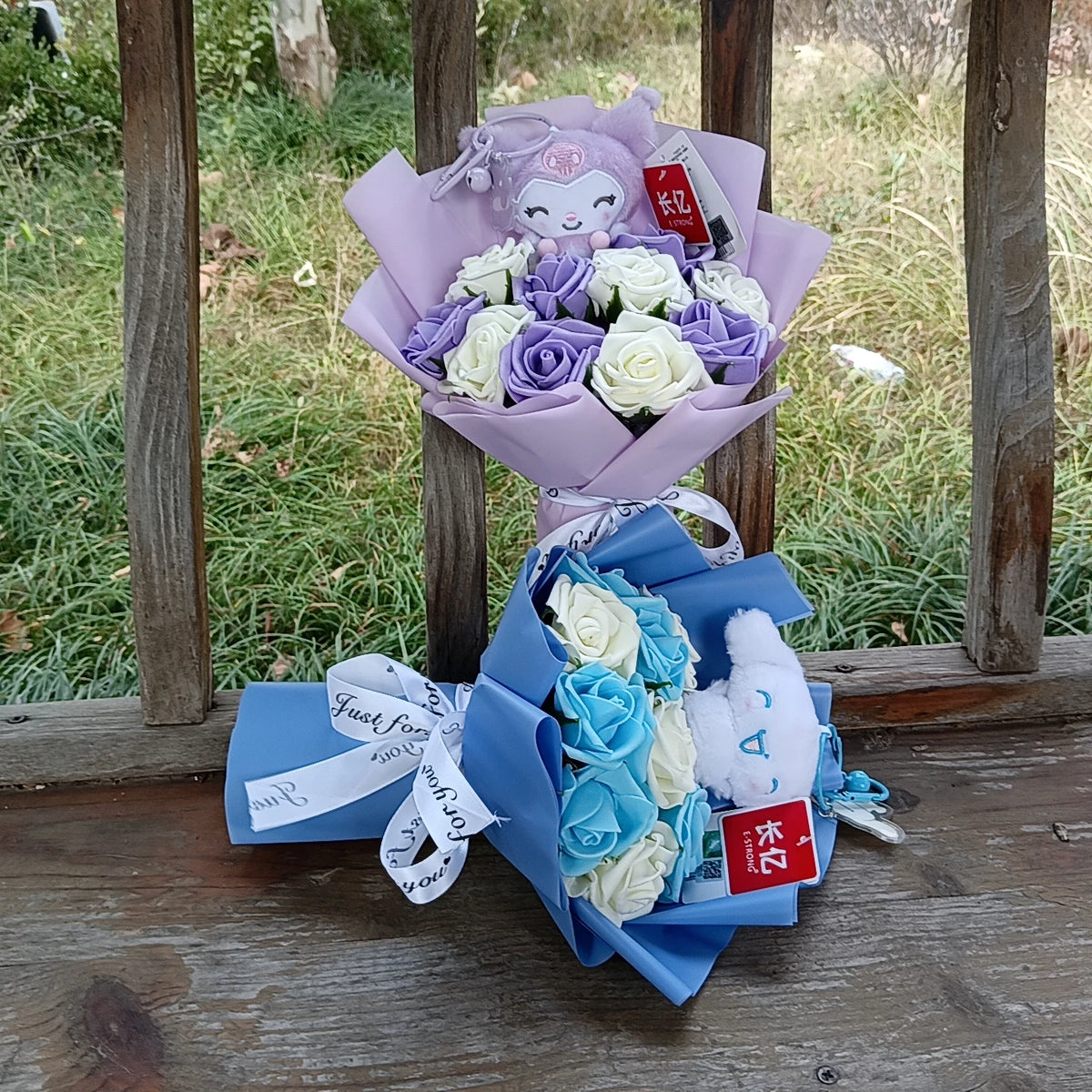 Hello Kitty Plush Bouquet – My Melody, Kuromi & Cinnamoroll Gift