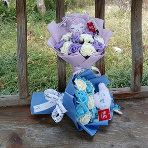 Hello Kitty Plush Bouquet – My Melody, Kuromi & Cinnamoroll Gift
