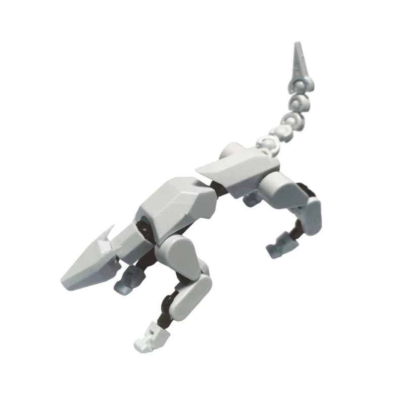 3D Printed Mechanical Dog Toy, Movable Robot Dog Figure
