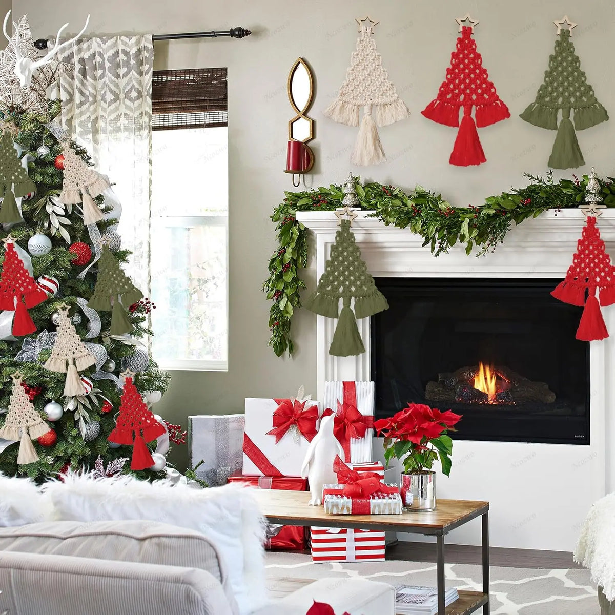 DIY Macrame Christmas Tree Craft Kit