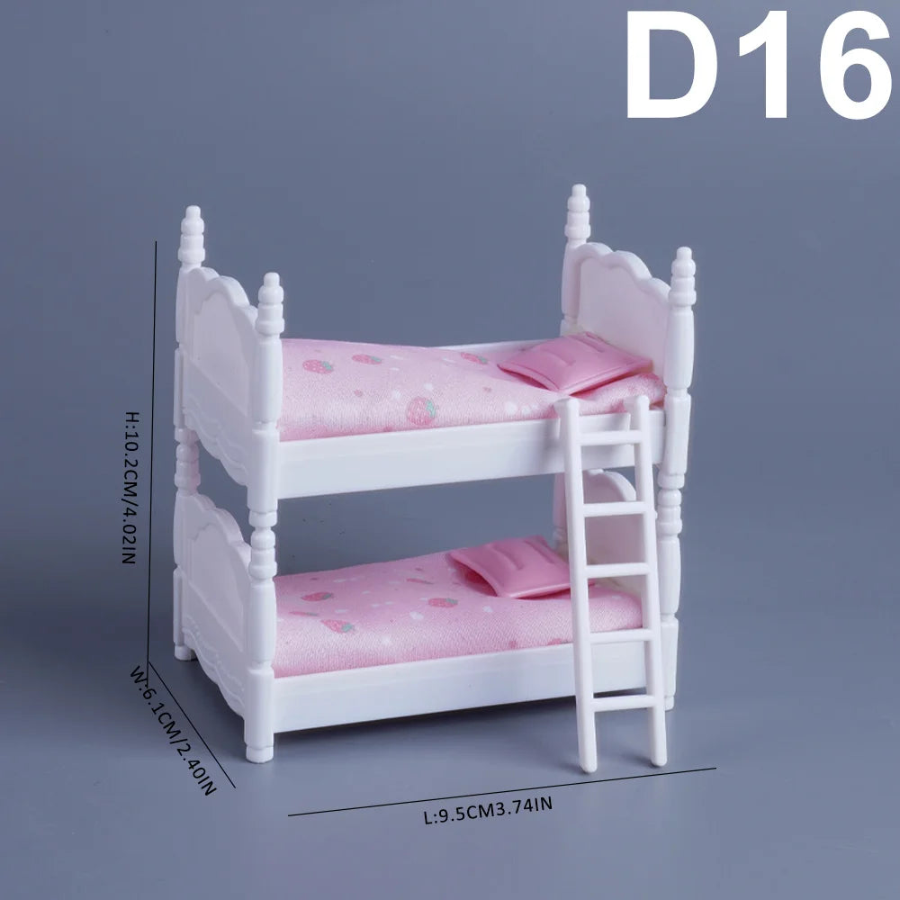 1:12 Miniature Dollhouse Furniture Set – Kitchen & Dining Accessories for Kids
