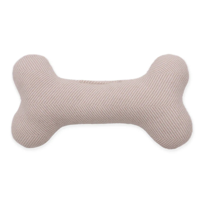 Interactive Squeaky Dog Bone Toy – Plush Chew Toy for Puppies