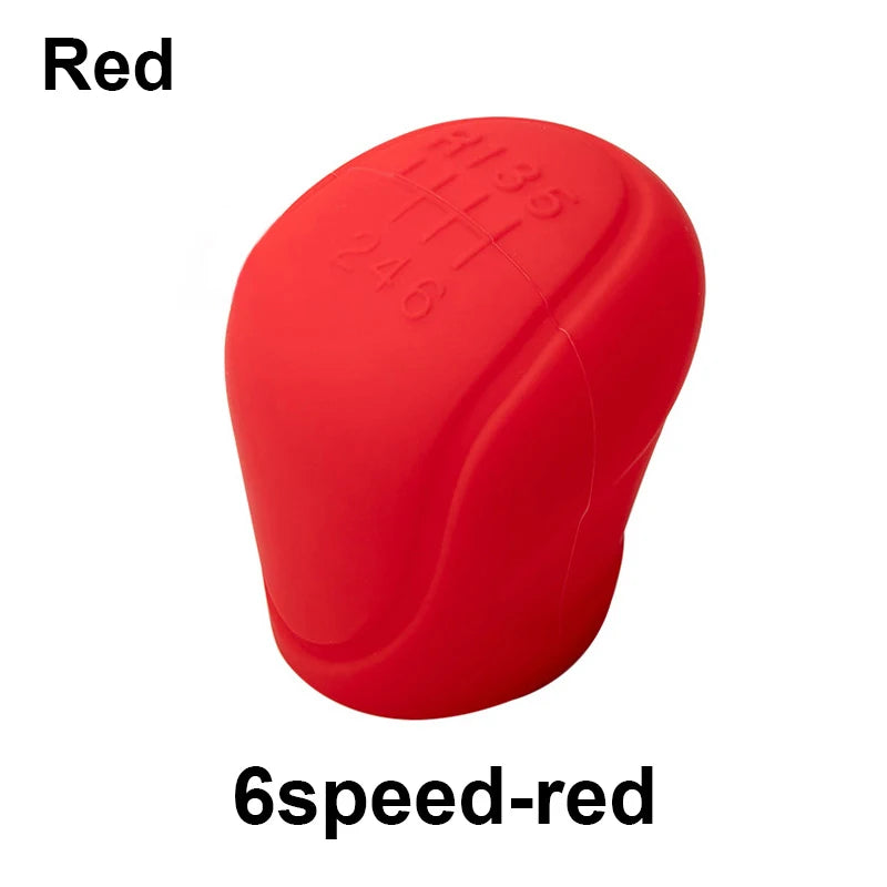 Silicone Gear Shift Knob Cover – Non-Slip 5/6-Speed Car Accessory
