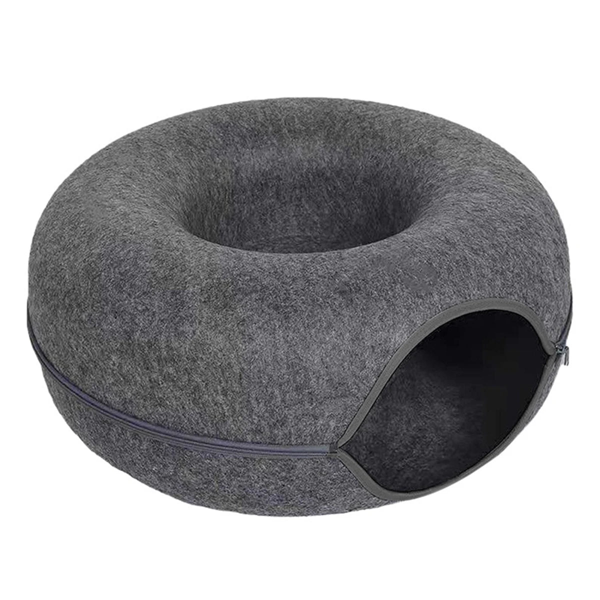 Interactive Cat Tunnel Bed & Felt Scratcher for Kittens
