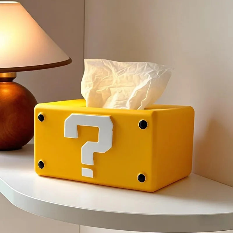 Cute Question Mark Tissue Box – Fun Home & Table Decor