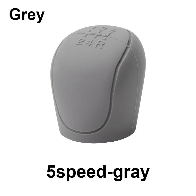 Silicone Gear Shift Knob Cover – Non-Slip 5/6-Speed Car Accessory