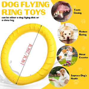 Durable Flying Disc Dog Toy – Interactive Training Ring