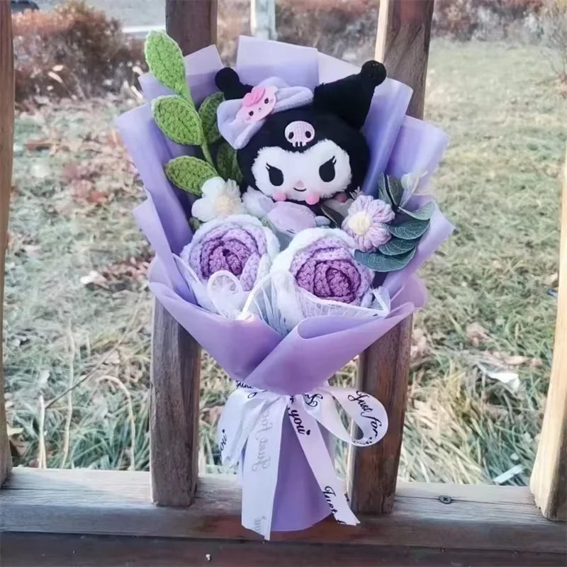 Hello Kitty Plush Bouquet – My Melody, Kuromi & Cinnamoroll Gift