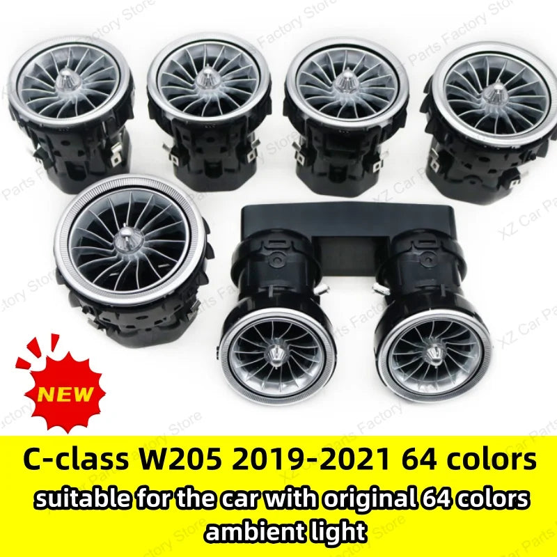 Mercedes-Benz C-Class W205 Ambient Light Air Vent – APP Control