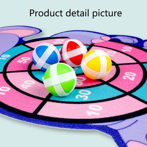 Kids Sticky Ball Dart Board | Educational Indoor Sports Toy Ages 3–7