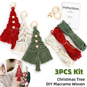 DIY Macrame Christmas Tree Craft Kit