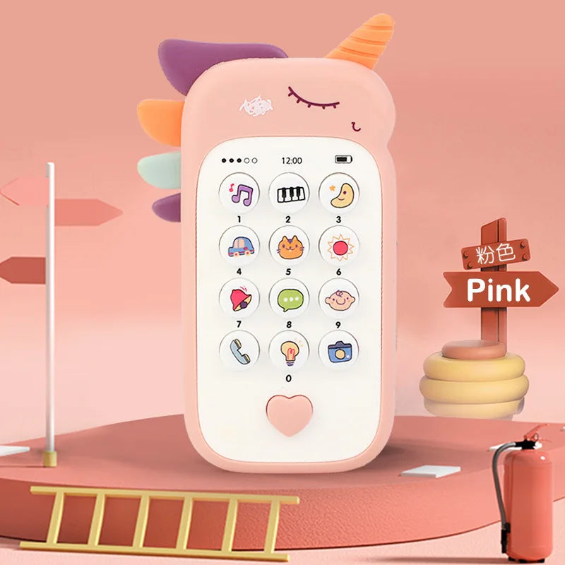 Baby Phone Toy with Music & Teether – Educational Infant Toy