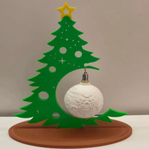 DIY Hollow Christmas Tree Ornament – Festive Tabletop Decor