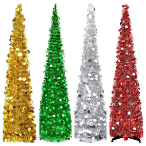 1.2m Foldable Spiral Christmas Tree Decor