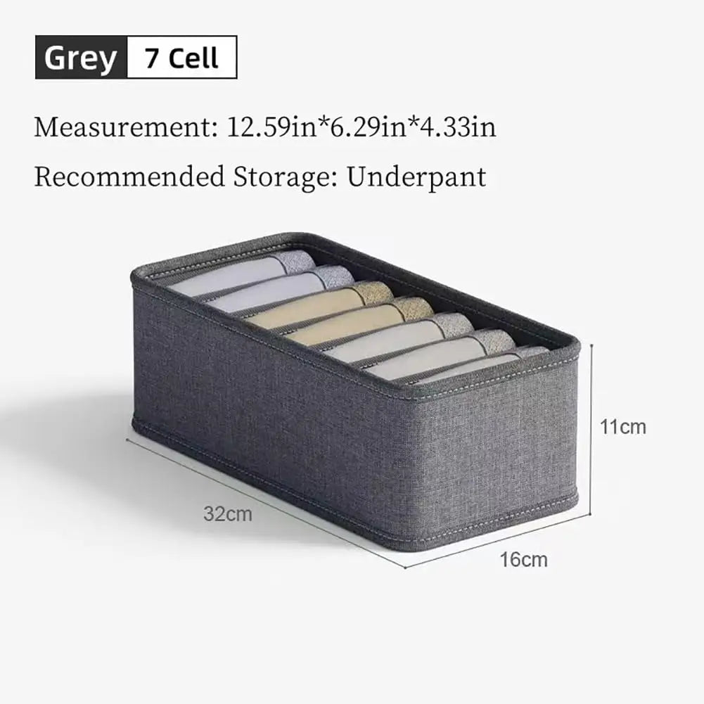 Foldable Fabric Drawer Organizer – Socks & Underwear Storage