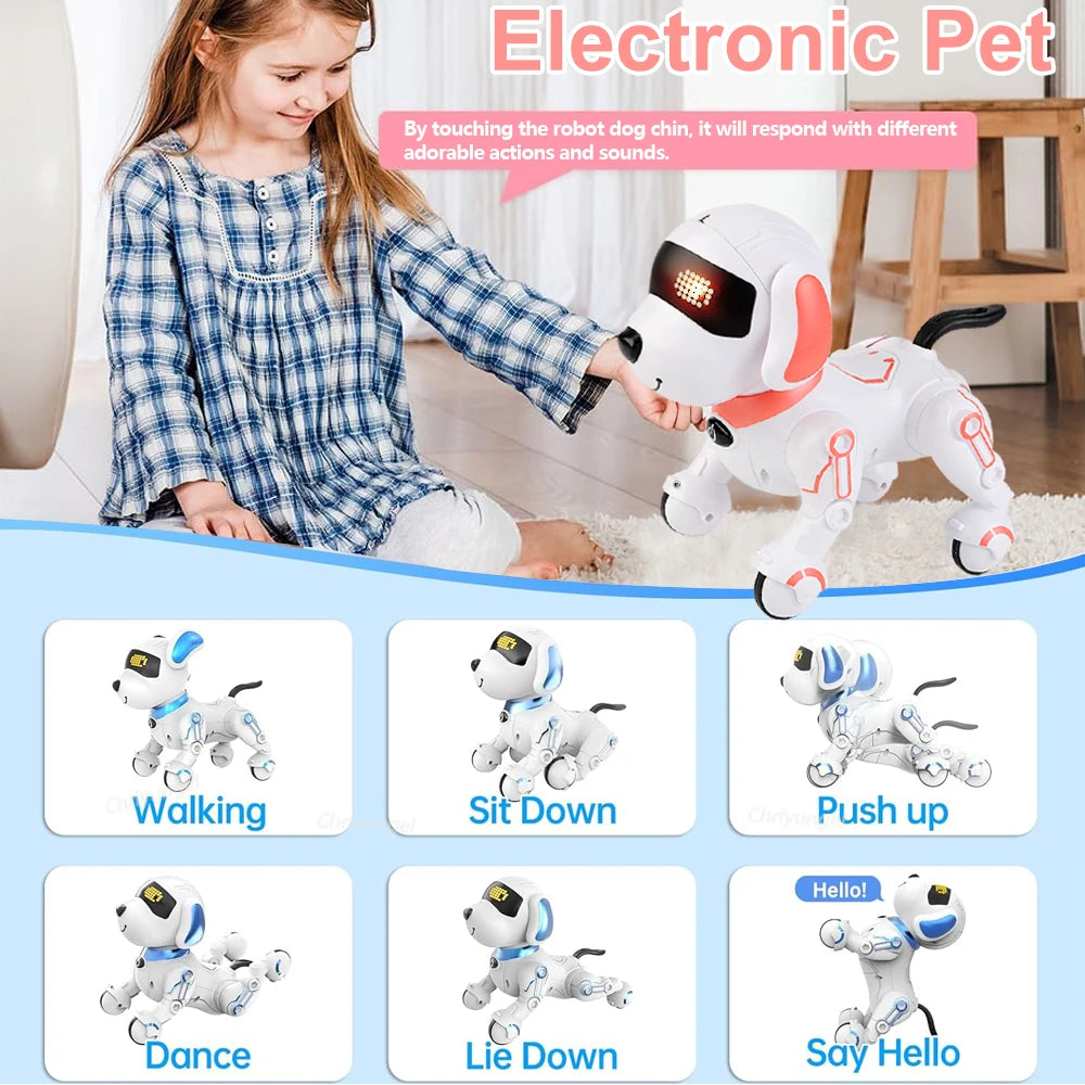 RC Robot Dog Toy – Interactive Smart Pet for Kids