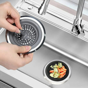 Silicone Sink Strainer & Drain Hair Catcher, Anti-Clog Filter