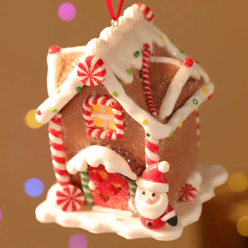Christmas LED Hanging Ornaments – Snowman, Gingerbread & Santa