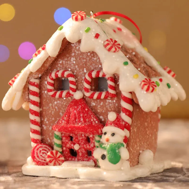 Christmas LED Hanging Ornaments – Snowman, Gingerbread & Santa