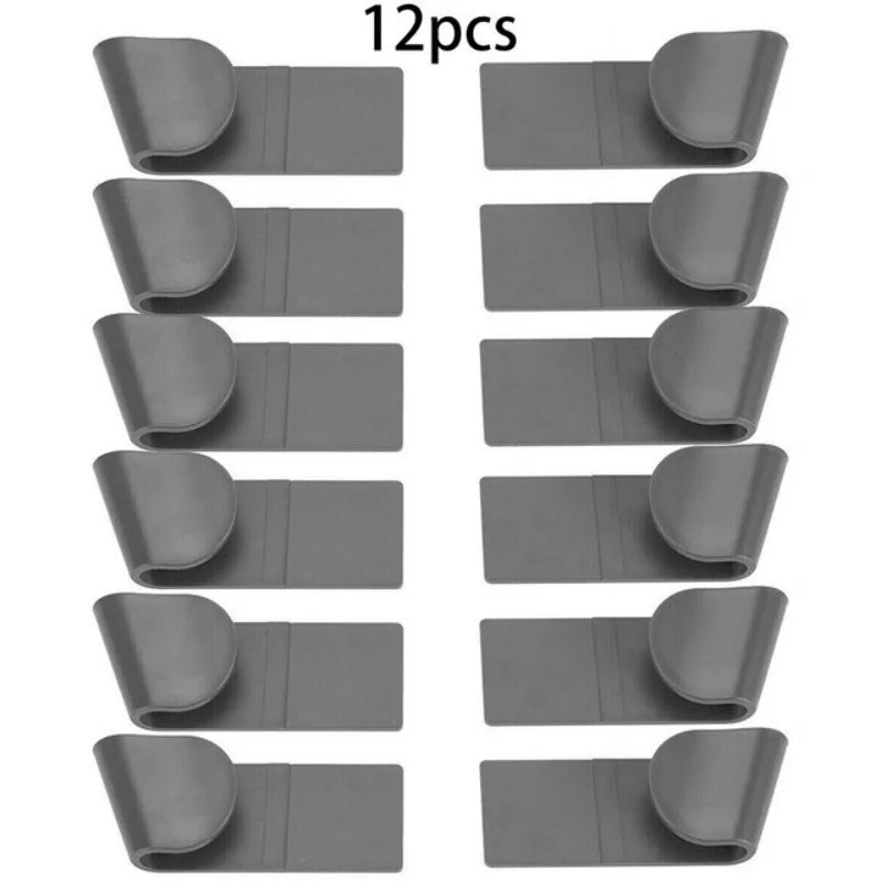 Self-Adhesive Pot Lid Holder – 6/12 PCS Kitchen Organizer