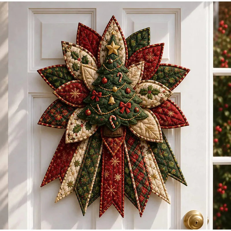 DIY Christmas Wreath Sewing Kit – Gingerbread Holiday Decor