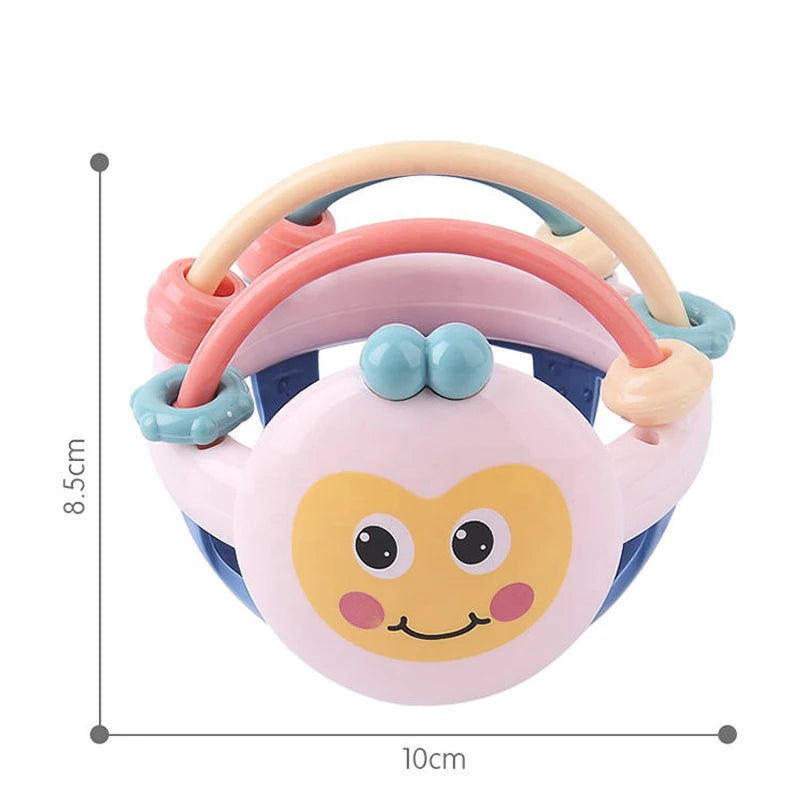 Baby Sensory Teether Ball – Soft Rattle Toy for Newborns