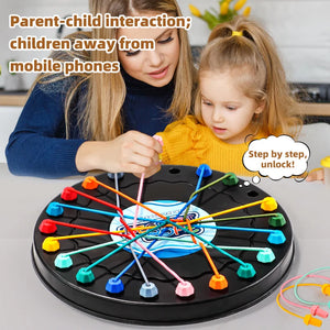 Kids Rope Untangling Puzzle Toy, Educational Brain Game for Ages 3-6