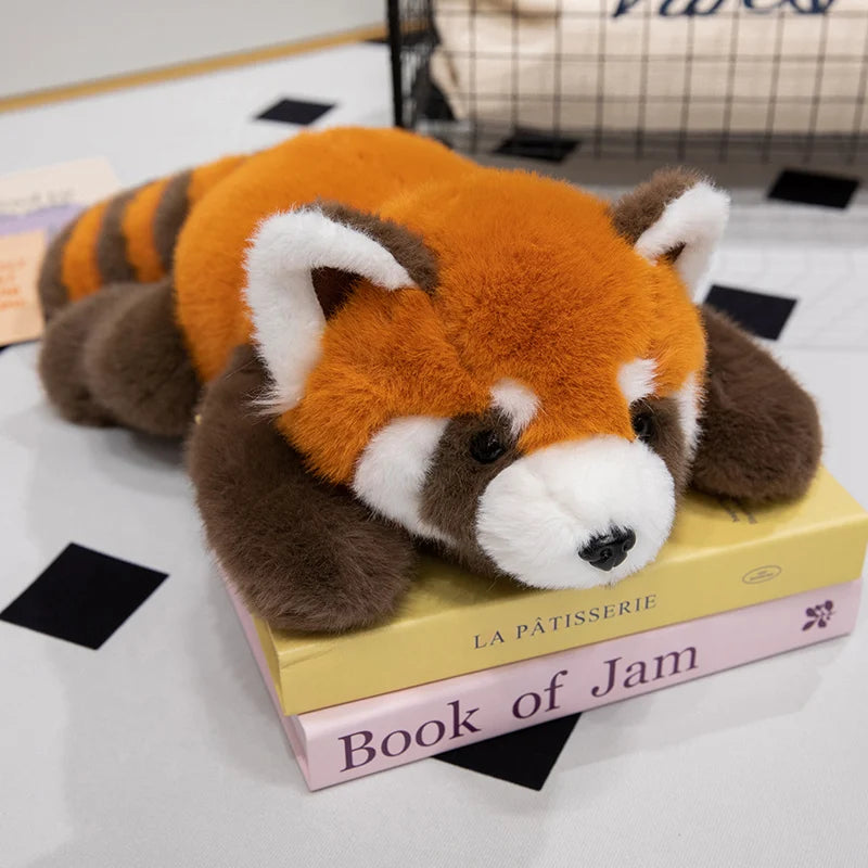 Kawaii Forest Animal Plush Toy – Soft Raccoon, Dinosaur & Panda Pillow