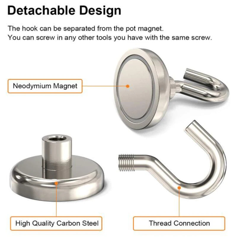 Strong Magnetic Hooks – Multi-Purpose Kitchen & Home Storage
