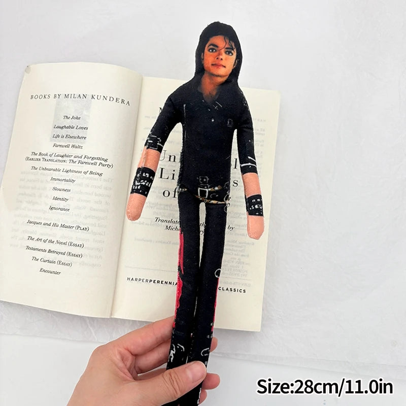 Michael Jackson Bendable Plush Figure – Soft Stuffed Cosplay Toy, Flexible Collectible Gift