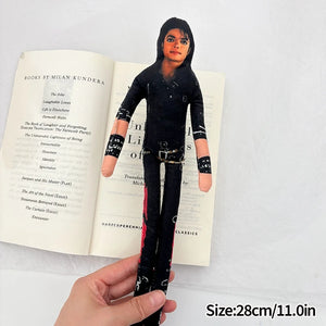 Michael Jackson Bendable Plush Figure – Soft Stuffed Cosplay Toy, Flexible Collectible Gift