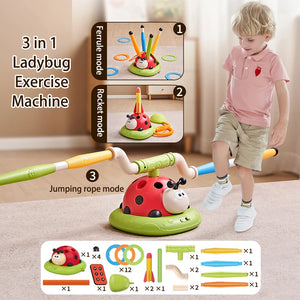 Ladybug Jump Rope Toy – Outdoor Sports Game for Kids