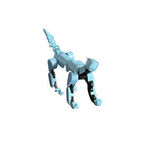 3D Printed Mechanical Dog Toy, Movable Robot Dog Figure