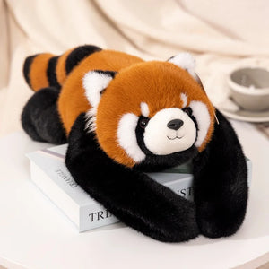 Kawaii Forest Animal Plush Toy – Soft Raccoon, Dinosaur & Panda Pillow
