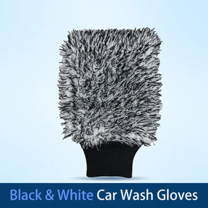 SEAMETAL Microfiber Car Wash Mitt – Chenille Cleaning Glove