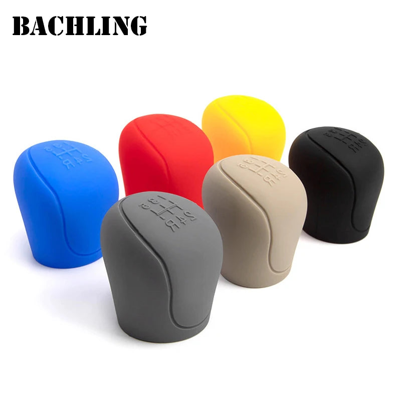 Silicone Gear Shift Knob Cover – Non-Slip 5/6-Speed Car Accessory
