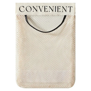 Wall-Mounted Mesh Plastic Bag Dispenser – Kitchen Storage Organizer